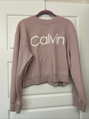 Calvin Klein Blush Pink Logo Sweatshirt